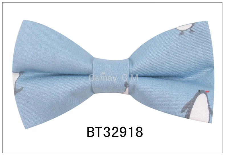 BT32918 Хлопковые мужские повседневные рубашки с животным галстуком-бабочкой, галстуки-бабочки для мужчин и женщин, галстуки-бабочки для взрослых с мультяшным принтом, галстуки-бабочки, свадебные галстуки-бабочки - Цвет: BT32918