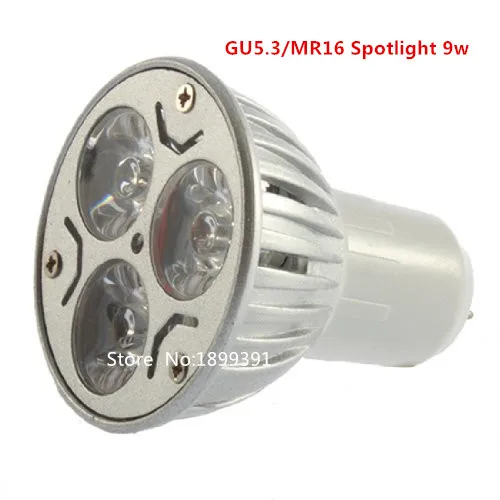 50 * DHL новый затемнения светодиодный Gu5.3/MR16 110v 220v AC 85-265v 9W EPISTAR Светодиодный