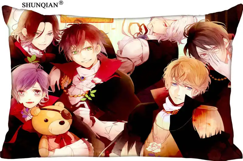 DIABOLIK LOVERS наволочка с рисунком Мягкая Наволочка 45x35 см (с одной стороны)