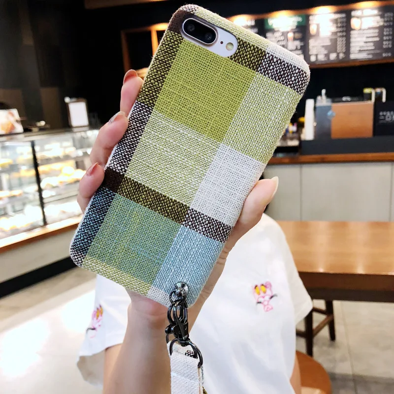 Новый фланель решетки iphonexs макс мобильного телефона корпуса iphone 8 plus с Цвет Apple7
