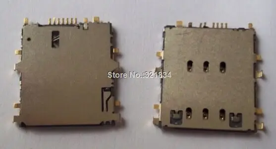 30 шт./лот Новинка оригинальная рамка для sim карты читателя Держатель Разъем Samsung