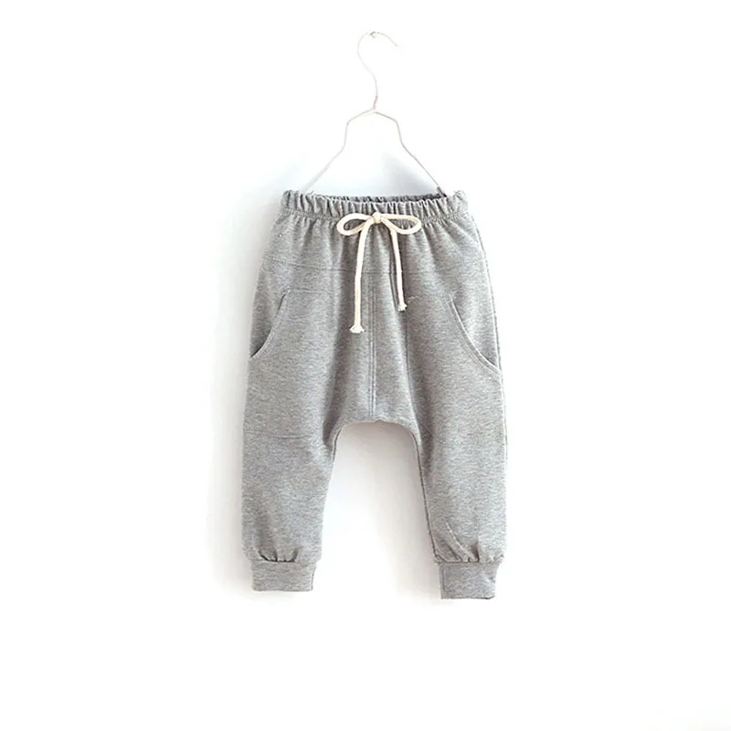 

Baby Trousers Pants Toddler Kids Jersey Harem Pants Baby Boy Bottoms Children Girl Elastic Pant For Boys 2-7 Y