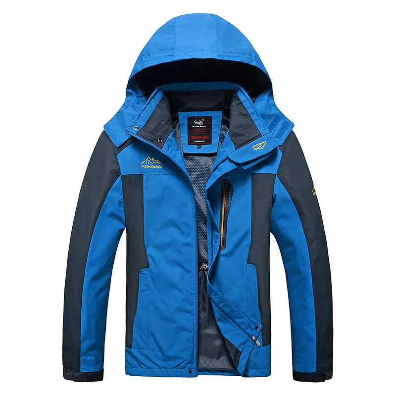 Мужская ветровка тонкие куртки весенние ветрозащитные водонепроницаемые горные