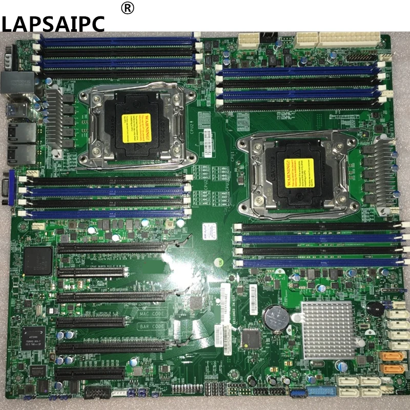 Двухканальный сервер Lapsaipc X10DRi C612 LGA2011 Z10 материнская плата DDR4 V3V4 процессор хорошо
