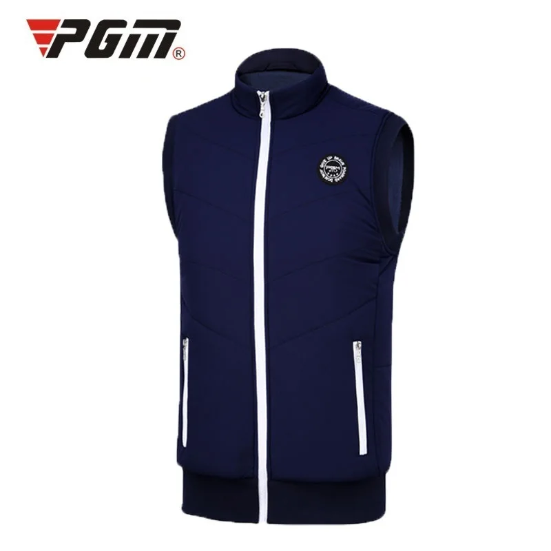 PGM Гольф жилет для мужчин, ветрозащитный, теплый, утолщенная куртка без рукавов для мужчин, спортивный жилет осенний куртки D0510.