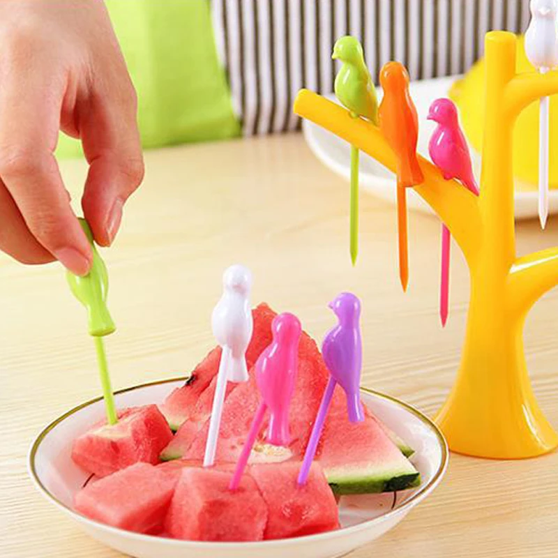 Креативные вилки для фруктов столовые приборы еды кухонные инструменты посуда