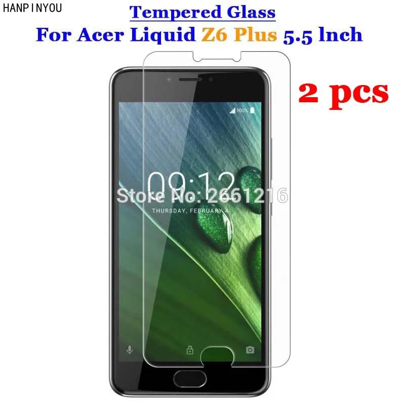 2 шт./лот для Acer Liquid Z6plus закаленное стекло 9H 2.5D премиум класса защитная пленка