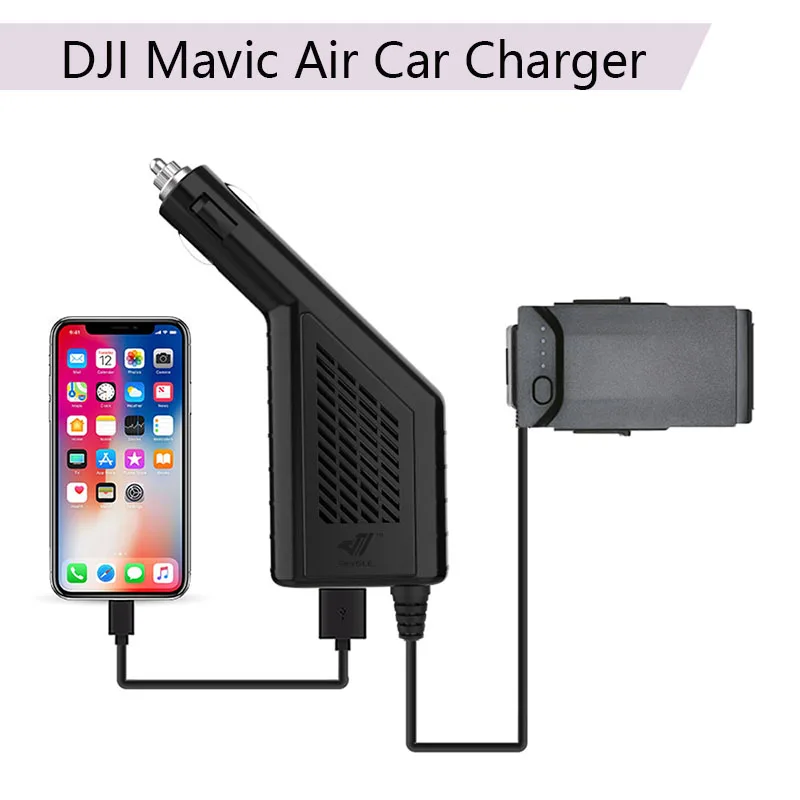 DJI Mavic Air автомобильное зарядное устройство Дрон батарея пульт дистанционного
