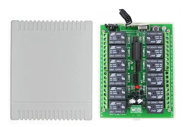 DC 12V 24V 10A 12 CH 12 CH 12 CH радио управление Лер RF беспроводной пульт дистанционного управления светильник переключатель насоса двигателя системы приемника