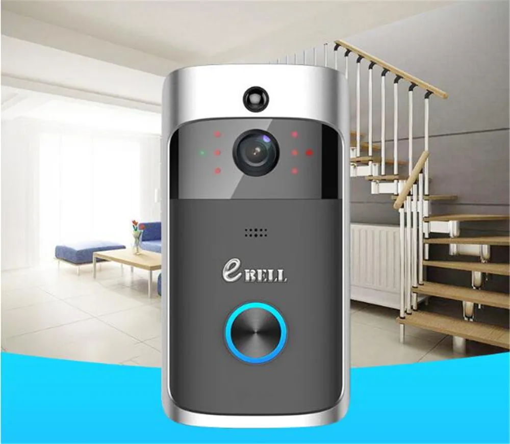 Low Power Consumption Wireless WIFI 720p Video Door Phone Intercom Doorbell | Безопасность и защита