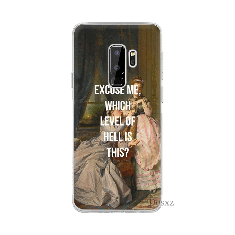 Чехол для телефона Desxz Art Painting Samsung Galaxy Note 8 9 A10 A30 A40 A50 A70 M10 M20 M30 жесткий чехол |