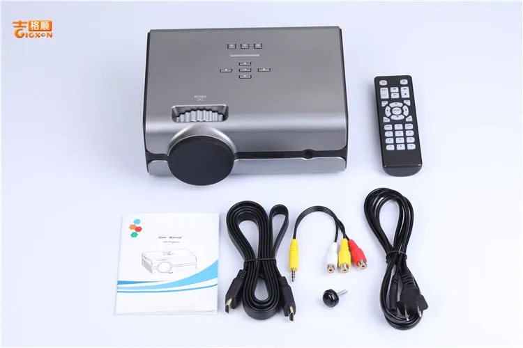 Gigxon G45 новейший светодиодный проектор для Full HD 1080P видео проектор 800x480p домашний кинотеатр проектор HDMI TF USB AV