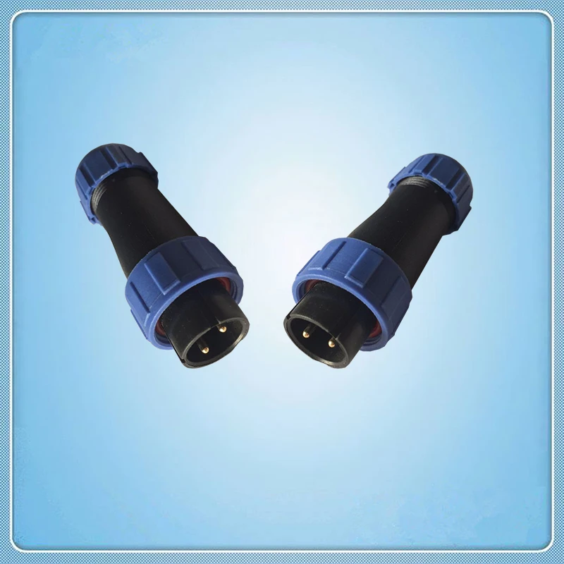 2 контактный кабель к кабельному соединителю сменный водонепроницаемый
