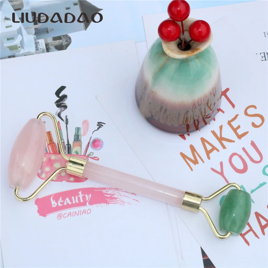 Массажер для лица LIUDADAO массажер ухода за кожей с натуральным кристаллом из