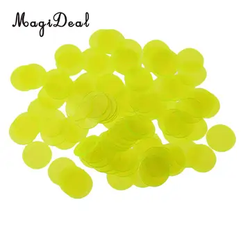 100Pcs/Lot Translucent Bingo Chip 3/4 Inch Class Math Games Toys Educational Toys for Children Kids Classroom Party Supplies 3
