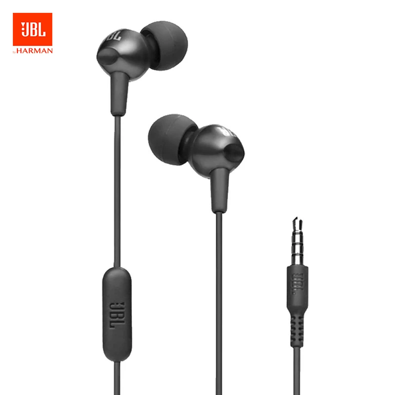 JBL C200SI наушники вкладыши 3 5 мм Проводные с шумоизоляцией микрофон и чистый Бас