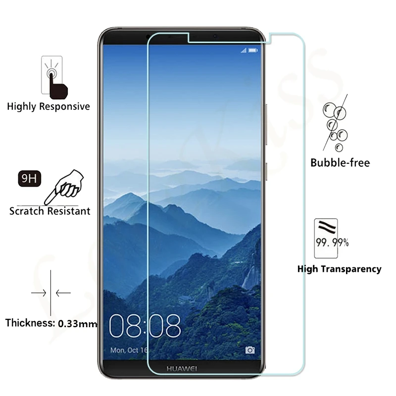 2.5D 9H закаленное стекло для Huawei Mate 10 Pro BLA L09 L29 Защитная пленка экрана Mate10