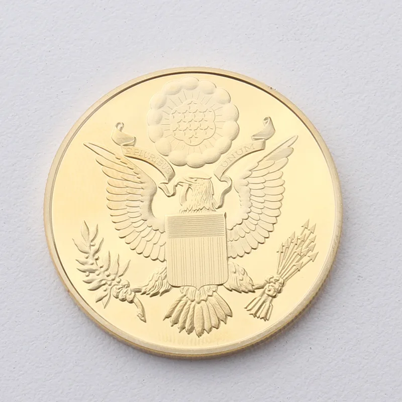 Американская Национальная эмблема Бог глаз/Пирамида металлическая медаль