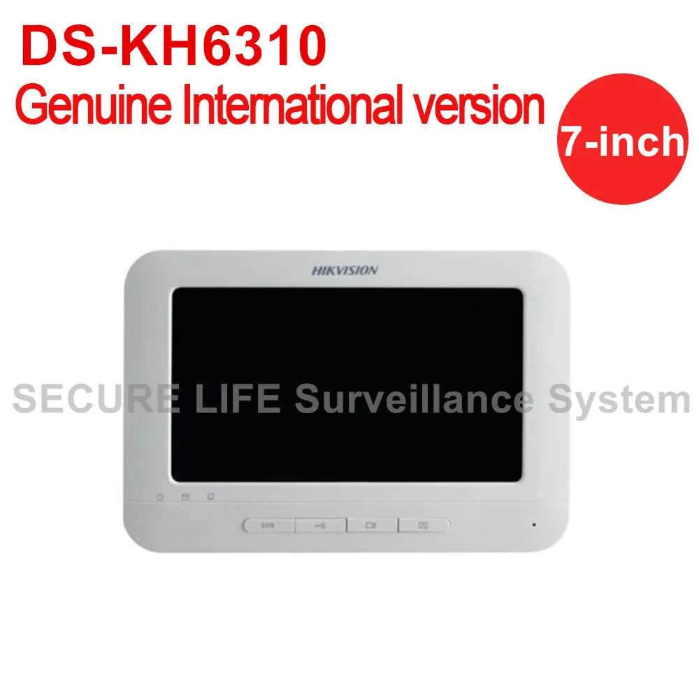 DS KH6310 Видеодомофоны 7 дюймовый Сенсорный экран indoor станции паника вызова