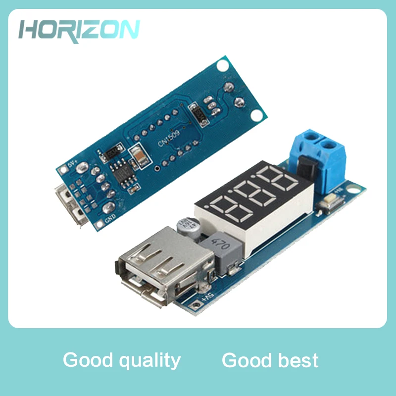 USB Charger LED Step-down Buck Converter Voltmeter Module Low Power DC 4.5-40V To 5V 2A High Efficiency Ripple | Электроника