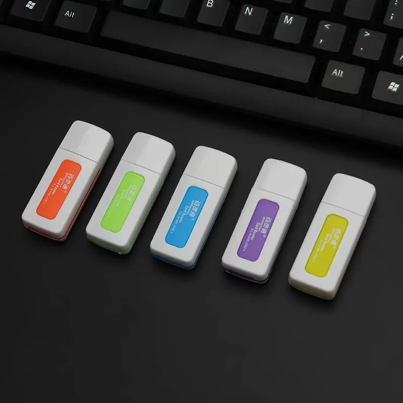 Продажи 4 в 1 молния/micro usb/usb 2.0 устройство чтения карт памяти iphone 6s 7 плюс металла