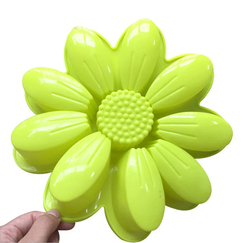 Кухня Аксессуары для выпечки 9 клапаном Подсолнух маргаритки формы силиконовые