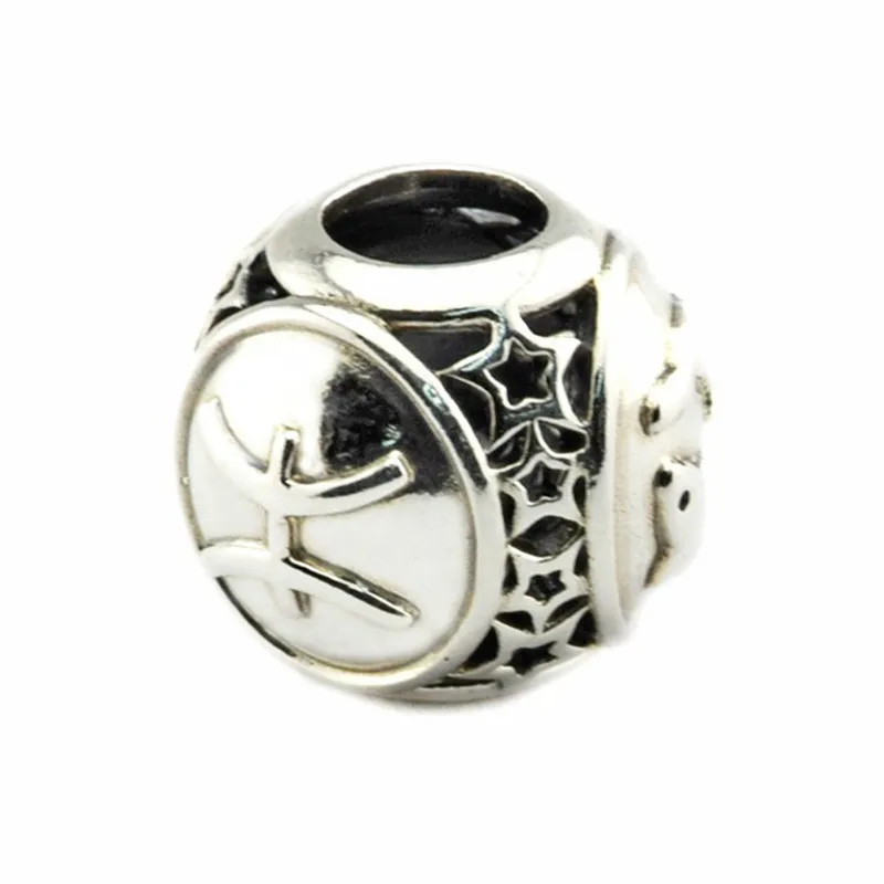 Подходит к подлинным браслетам Pandora осенняя коллекция серебряные бусины 925 пробы