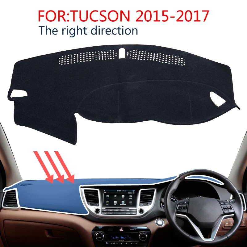 Для Hyundai Tucson TL 2016 2017 2018 приборной панели крышки тире крышка коврик защитный лист