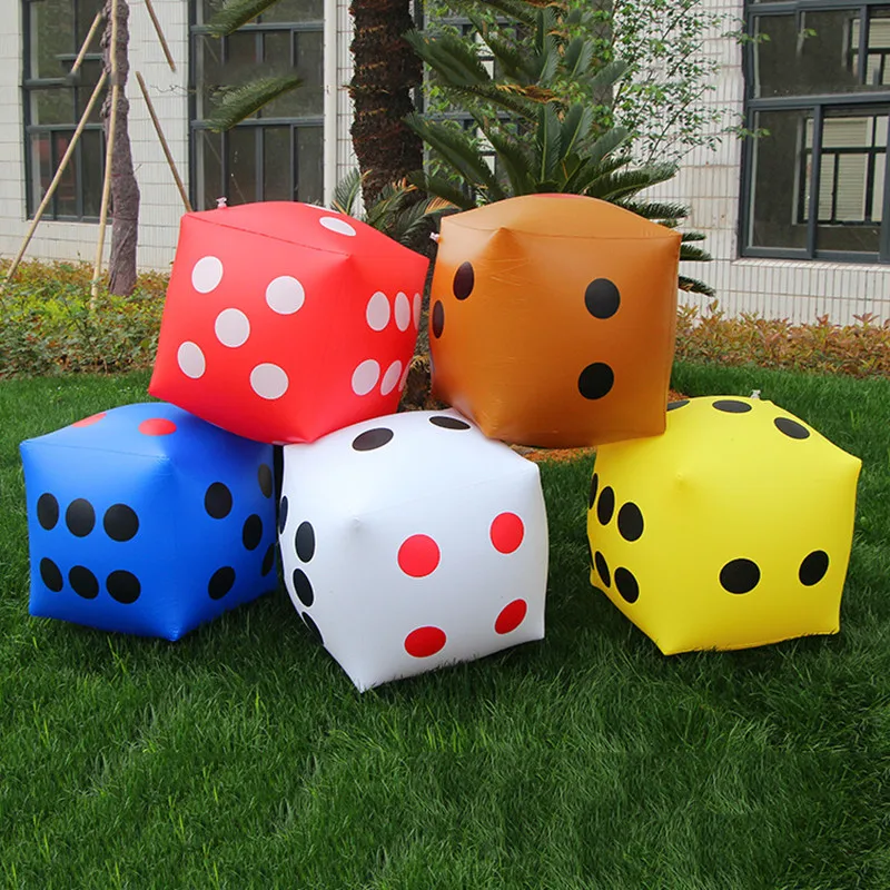 Экологичные надувные игральные кости 30*30 см 1 шт. детские игрушки реквизит для дня