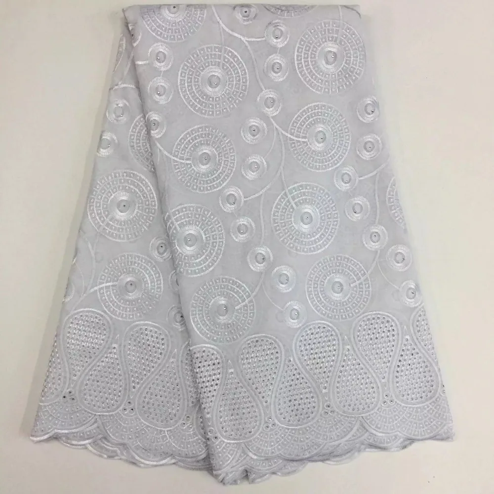 

African Eyelet Swiss Voile Lace For Men Women High Quality Wedding Polished Cotton Lace African Fabric