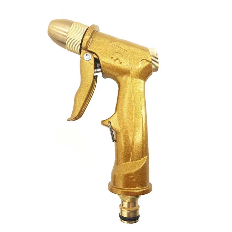 Golden water gun Selling Retractable Garden Watering Hose Wear-Resistant flexible Garden Hose 16 FT-100FT Car Wash Weapon Nozzle For the Garden - Цвет: Golden water gun