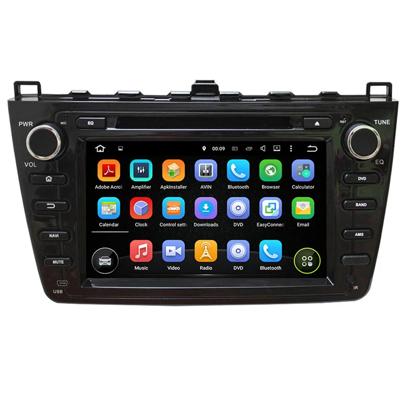Sinairyu 2G ram Android 7 1 автомобильный DVD для Mazda 6 2008 2009 2010 2011 2012 Восьмиядерный 16G rom радио gps