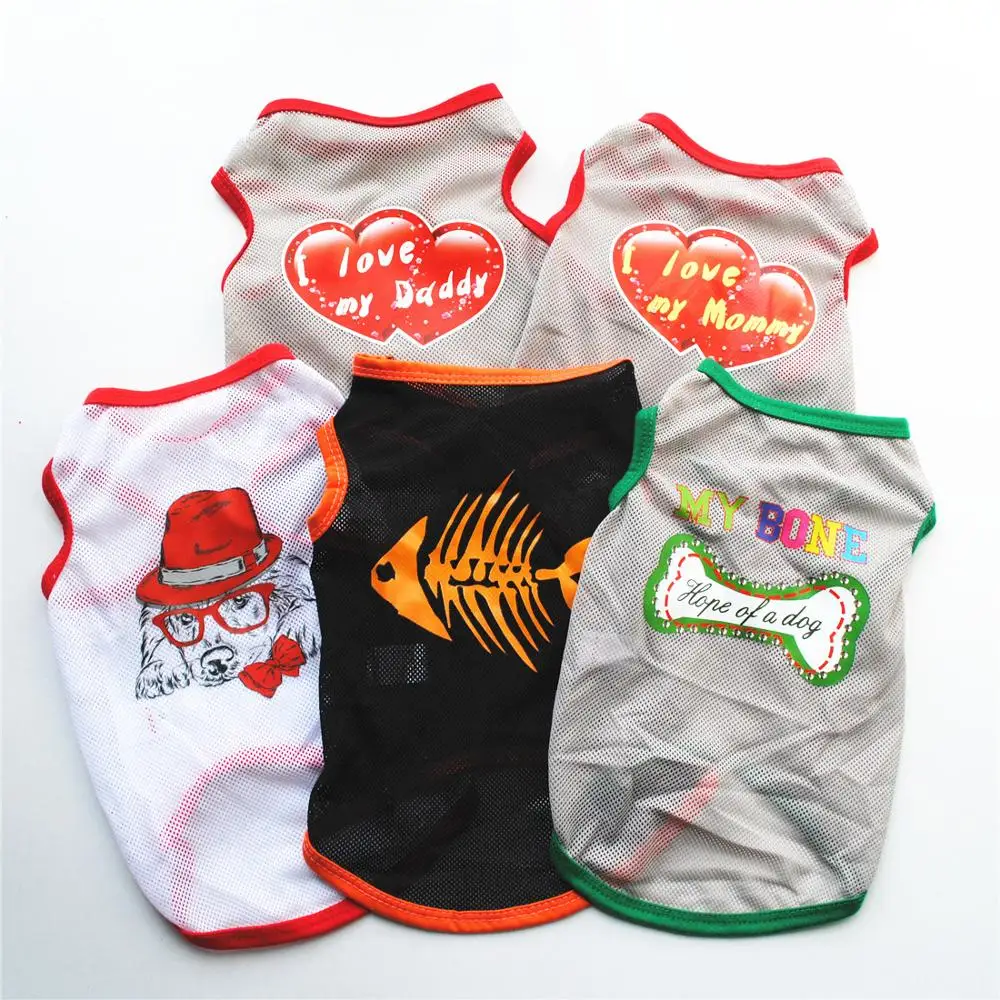 Pet Dog Clothes For Small Dogs Clothing Mesh Clothing for Dogs Coat Puppy Pet Clothes for Medium Dog Hoodies for Chihuahua