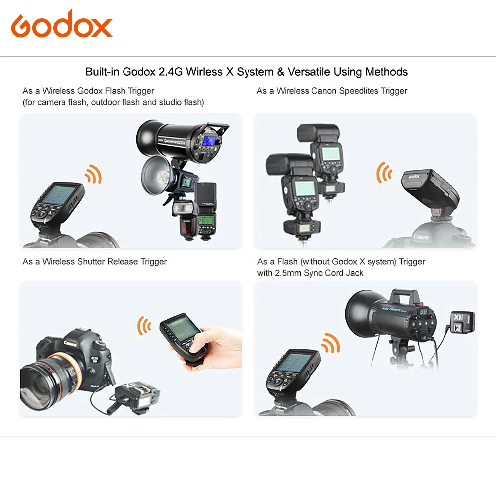 Godox Xpro серия Flash Trigger передатчик C/N/S/F/O для всех типов камер Canon Nikon Sony Olympus Panasonic