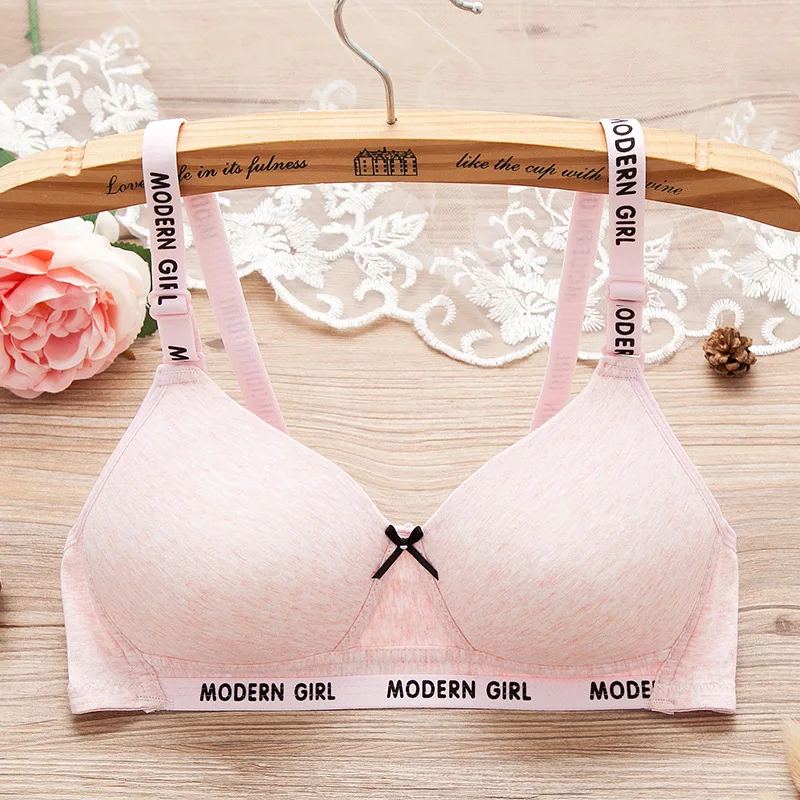 Спортивный бюстгальтер для девочек детский тонкий с чашкой молодых девушек