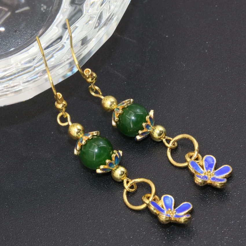 Оптовая цена модных подвесок в стиле Богемия золотистого цвета длинные серьги-каффы для женщин высокого качества украшения B2628.