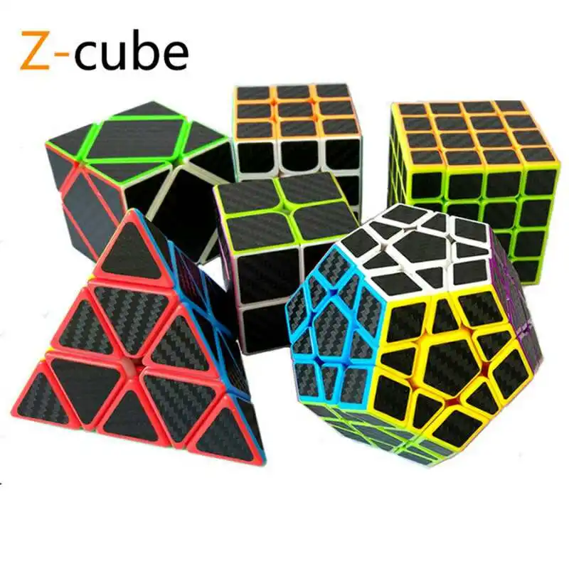 ZCUBE 7 видов наклеек из углеродного волокна скоростные Волшебные кубики