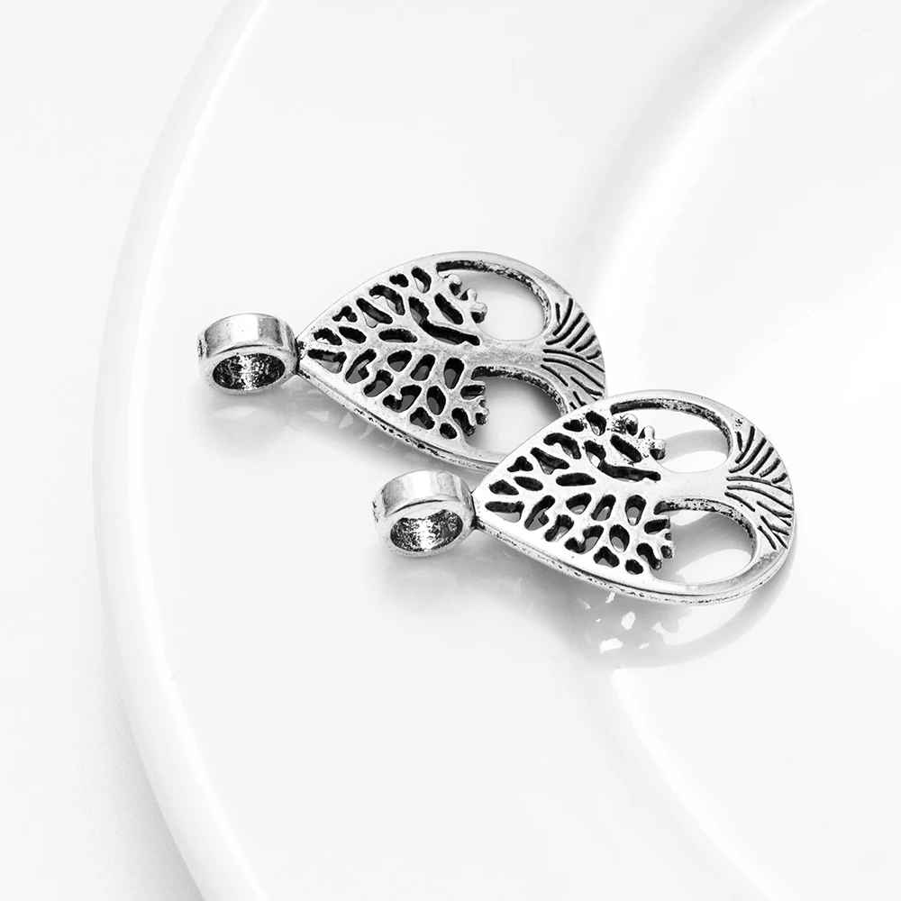 10pcs/lot 21*32mm Charm Drip Tree of Life Jewelry Accessories Necklace Pendant Bracelet | Украшения и аксессуары