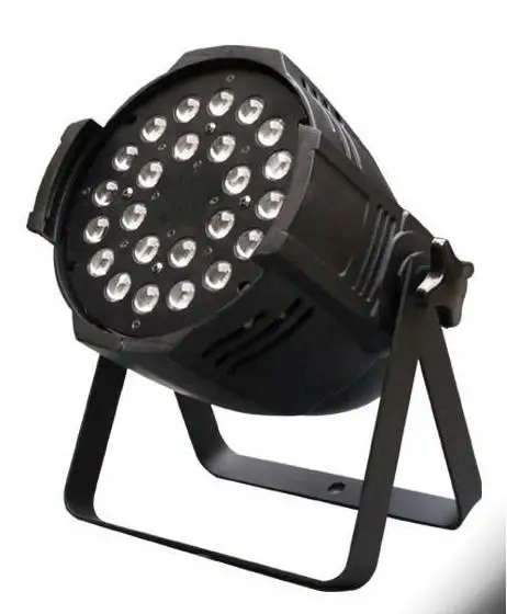Бесплатная доставка (12 шт./лот) 24*12 Вт 4 в 1 LED Pro Par 64 сценическое освещение оптом и