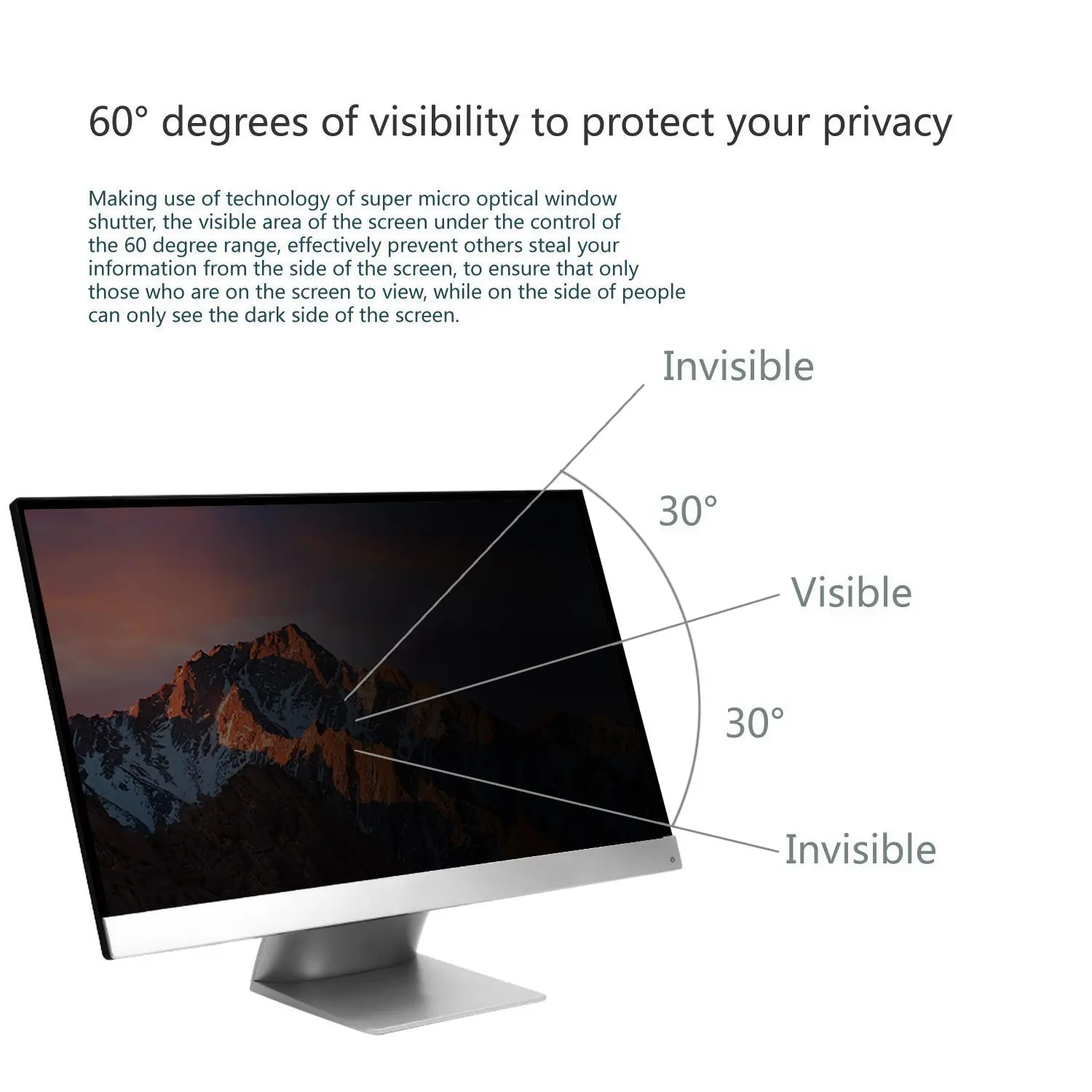 Honsdom 21 5 Дюймов Privacy screen Filter Protector Film для Apple iMac 16:9 компьютерный монитор retina 4 K с