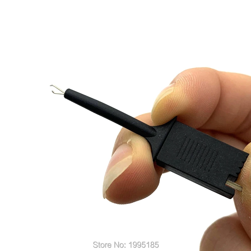 12 шт./лот иглы тестовый крюк мини захват наборы 6 цветов SMD IC Тест Крюк Зажим Датчик перемычки Логический анализатор тест ing аксессуары зажим