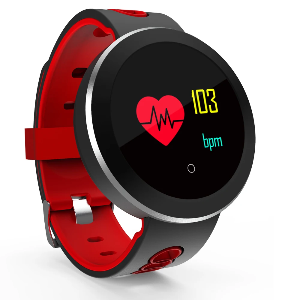 Bluetooth Смарт-часы водонепроницаемые с монитором кровяного давления пульсометром