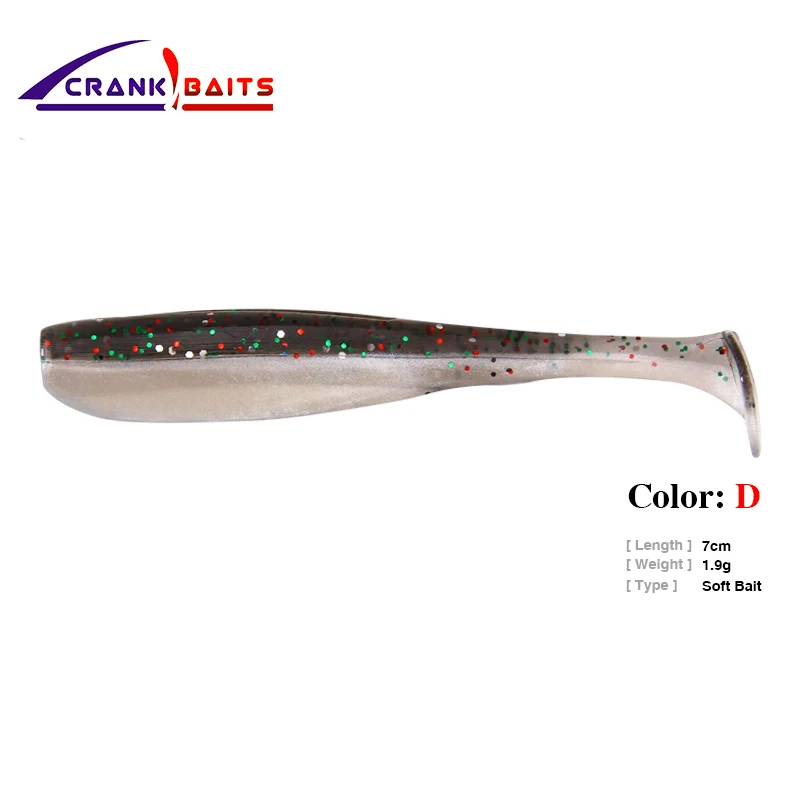 Кривошипные приманки 20 шт./лот плавающие форели мягкие в виде червей 70 мм