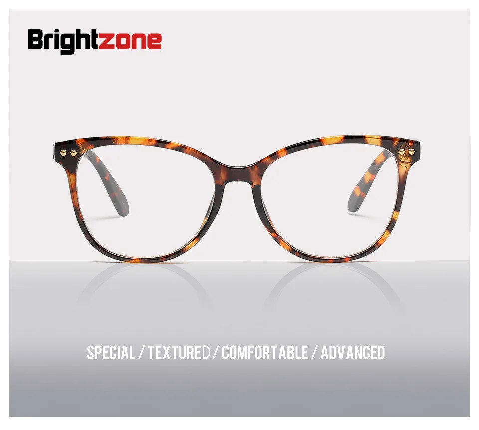 Brightzone Винтаж и Ретро корейский стиль Европейский Большой размер мужчины и женщины круглое лицо близорукость Rx простые очки оправа очки