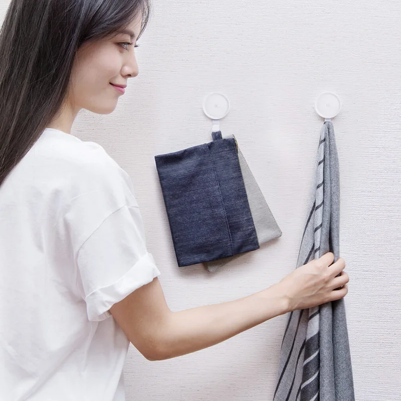 Настенные крючки Xiaomi Mijia HL домашние настенные Крючки 6 шт. компактный клей прочный