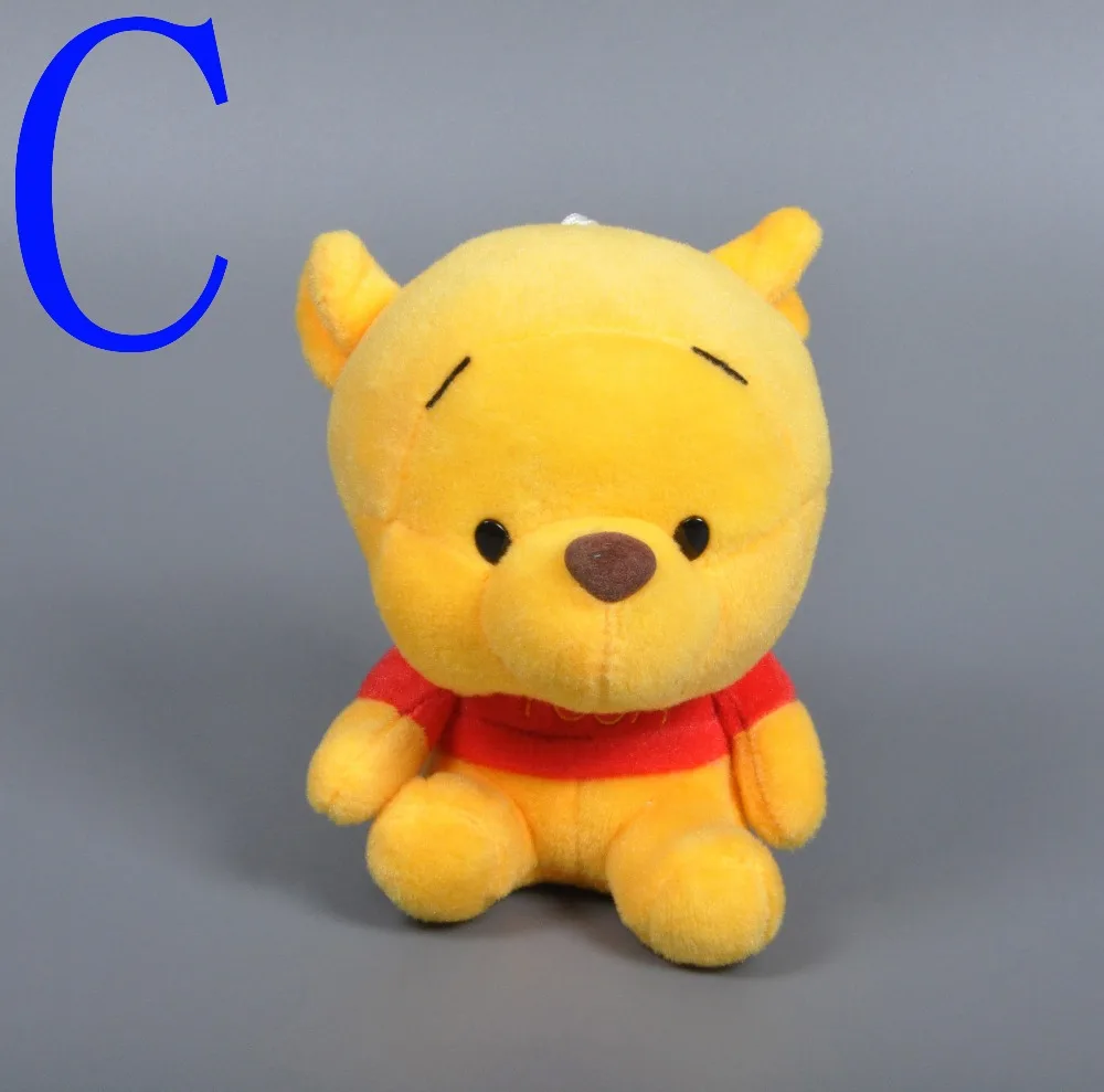 Плюшевый плюшевый тигр 17 см мультяшное животное медведь свинка мягкая кукла