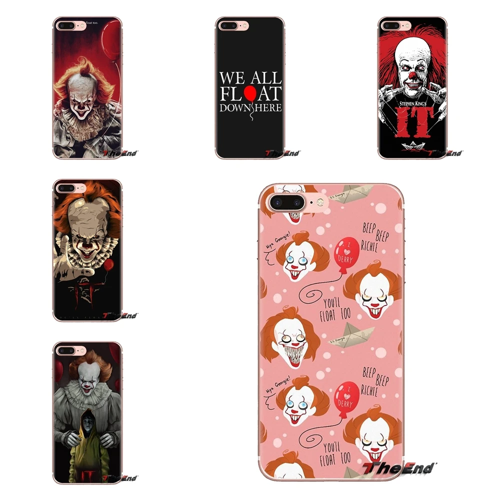 For iPod Touch Apple iPhone 4 4S 5 5S SE 5C 6 6S 7 8 X XR XS Plus MAX Soft Transparent Cases Covers Stephen King s It |