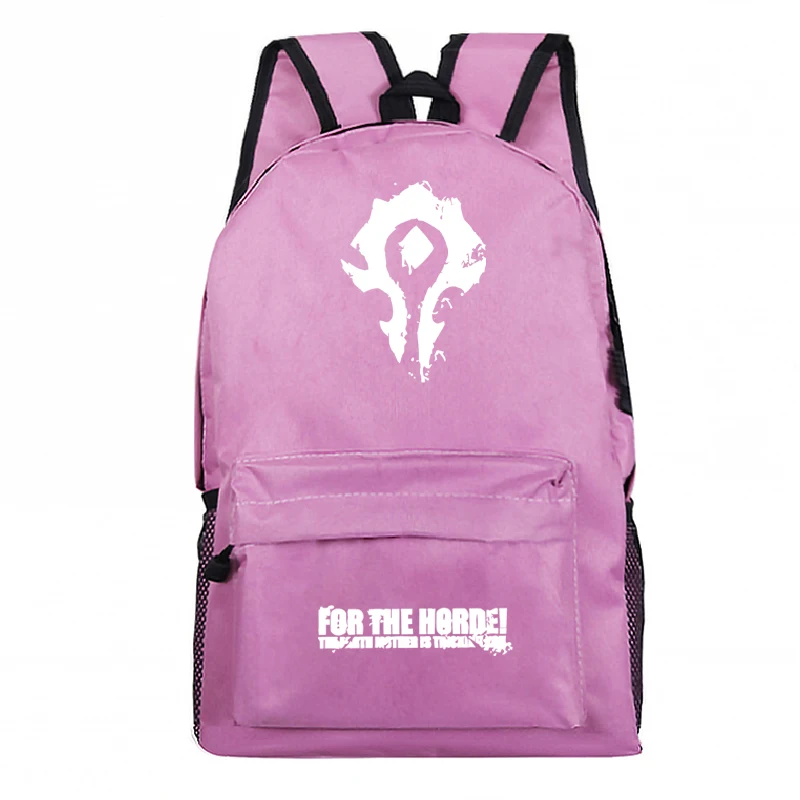 2 Рюкзак World of Warcraft для студентов Орды, рюкзак Mochila с новым рисунком для мужчин и женщин, рюкзак для путешествий - Color: 2