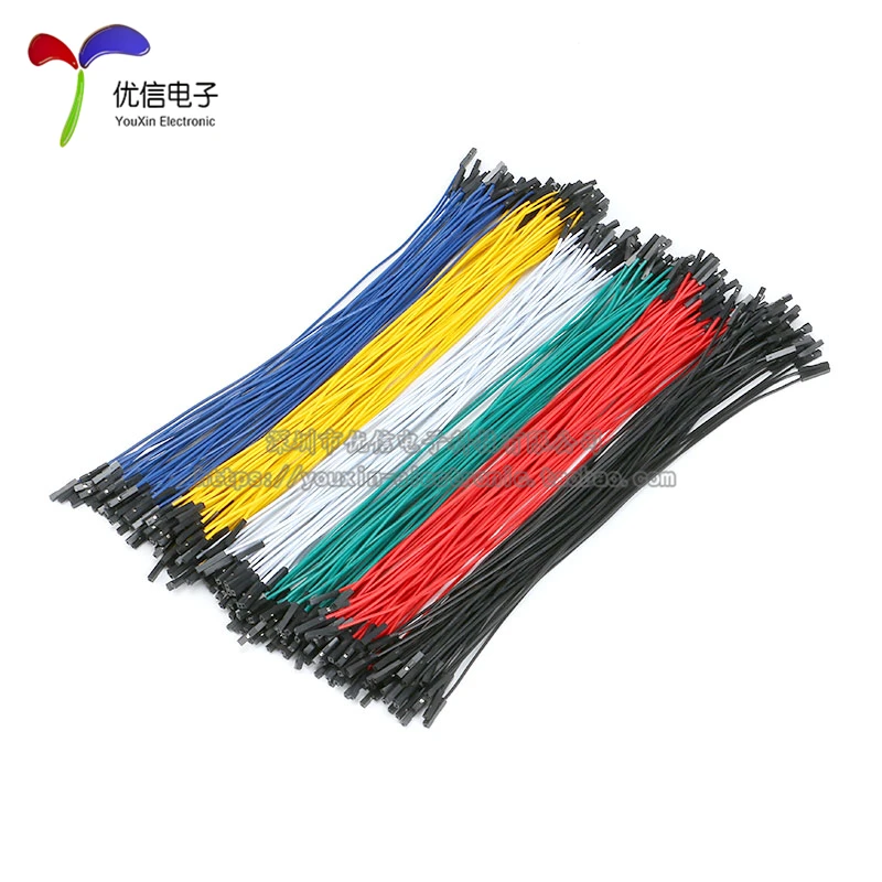 30 шт./24AWG Одиночная 1P двойная головка Dupont Line 2 54 мм пластиковая оболочка длиной 25 см