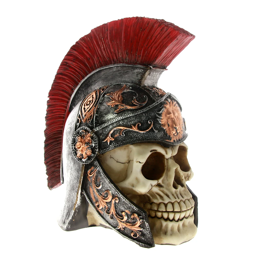 Древний Рим центурионы скульптура черепа Декор Caesar General Lion Римская армия мужская